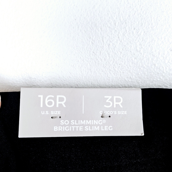 Chico's #570250879 So Slimming Brigitte Slim Ankle Pants in Black NWT - Picture 7 of 11